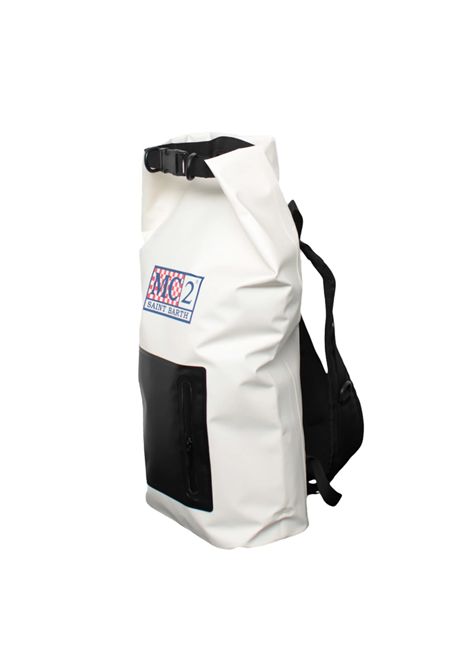 Zaino MC2 Saint Barth BACKPACKAQUA01985H Bianco logo tinta unita impermeabile MC2 SAINT BARTH | Zaini | BACKPACKAQUA01985H0100